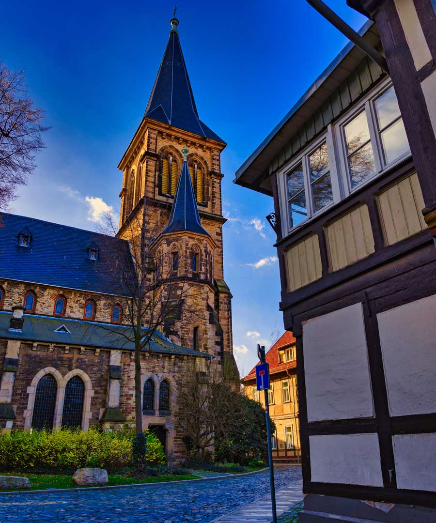 Sylvestri Kirche am Oberpfarrkirchhof in Wernigerode